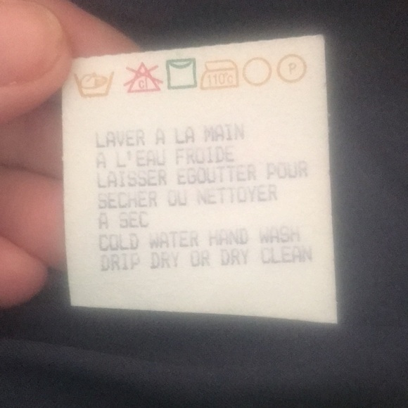 Classic tailored navy blazer with light pink silk piping, light weigh material - Picture 4 of 5